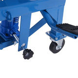 Hydraulic Motorcycle Scissor Jack Lift 300lbs Foot Step Wheels for Dirt Bikes 76130904