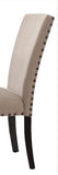Nolan Linen & Salvage Dark Oak Finish Side Chair B2726P288779