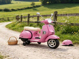 12V Kids Electric Motorcycle with Training Wheels Rear Suspension Steering Limitation Pink 82709950