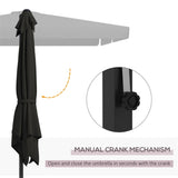 ZNTS Outdoor beach umbrella/Sun Umbrella （Prohibited by WalMart） 83425403