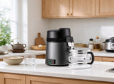 6L 1.6 Gallon Water Distiller, 900W Glass Pot Distilled Water Maker with Stainless Steel Interior, 48381560
