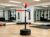 Free Standing Boxing Speed Bag with Reaction Bar Challenge, Suction Cups, Height Adjustable 25925528