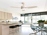 46 Inch Ceiling Fan with Lights 3 ABS Blades 6-speed DC Motor Remote Control for Living Room W934P211003