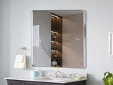 40x36 Inch Brushed Nickel Aluminium Frame Bathroom Mirror T3757P347051
