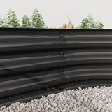 Raised Garden Bed Outdoor, Oval Large Metal Raised Planter Bed for for Plants, Vegetables, and W840102508