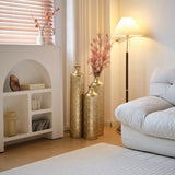 Floor Metal Vases Decorated White Metal Set of 3 gorgeous home decoration large glazed metal W2796P237520
