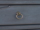5-Drawer Chest, No Assembly Required, Corduroy Blue Finish B108P193085