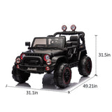 24V Kids Ride On Electric Car W/Parents Control,Seat width 19.09in,2WD,Rear suspension,Trunk W1578P228743