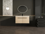 LEVISTAR oak 30 Inch Bathroom Vanity with resin Countertop Sink, 2 Doors Bathroom Cabinet Set W1972P165043