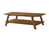 Metz Mid-Century Modern Wood Shelf Coffee Table, Walnut Finish T2574P184956