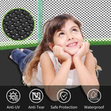 ZNTS 12ft Green Outdoor Toddler Trampoline with Enclosure Safety Net Jumping Fun Trampoline, heavy-duty 31935838