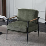 ZNTS Leisure chair lounge chair Green color W1805106268