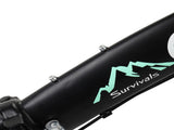 20in 150kg High Carbon Steel Foldable Commuter Bicycle Black 98173787