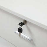 Classic Wall-Mounted Styling Station with Drawer and Tool Holes, Vanity Table, Dressing Table, W2181P156704