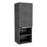 Miami Single Door Pantry, Four Shelves B128P148743