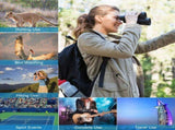 80x for Adults & Kids, 50mm Objective Lens, BAK4 Prism Multi-Coated Optics, Portable ABS 05179760