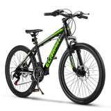 ZNTS A24299 24 inch Mountain Bike Bicycle for Adults Aluminium Frame Bike Shimano 21-Speed with Disc W1856138245