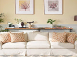 2 Pack 39.4" Narrow Console Sofa Table with Power Outlets and USB Ports, Long 27547211
