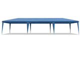 10x30ft Outdoor Pop Up Canopy, Portable Instant Canopy Tent with 8 Sidewalls for Outdoor Events 24083847