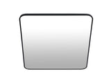 24 x 32 Inch Bathroom Mirror Black Aluminum Frame 74258517