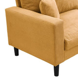 74" High Resilience three seater Sofa, Wooden Frame 3 Seat Sofa, Comfy , Modern Upholstered Sofa, W311P221215