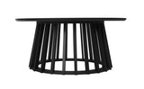 ZNTS Round Coffee Table Set of 2, Grille Molding, Suitable for Bedroom, Living Room, Balcony W688116886