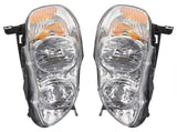 Headlight For 2003-2008 Toyota Corolla Chrome Housing Lamps Pair Left Right 03774707