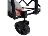 Expandable Dual-Layer Utility Wagon with 100% Extra Space - 225lbs Grocery Cart for Camping, 19268330