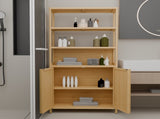 64-inch tall double-door high-capacity multi-scene use storage rack W2207P308734