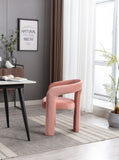 COOLMORE Contemporary Designed Velvet Fabric Upholstered Accent/Dining Chair /Barrel Side Chairs W395103725