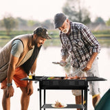 ZNTS Portable Charcoal Grills for Outdoor BBQ, Foldable Kabob Barbecue Grill for Camping Hibachi BBQ 53025159