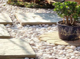 38 lbs White River Rocks, 2-3 inch Polished Pebbles - Decorative White Stones for Indoor/Outdoor 34535214