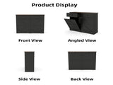 Farmhouse Black Double Tilt Out Trash for 20 Gallon Trash Cans, Free Standing Recycling 29423992
