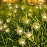 ZNTS 8 Pack Solar Swaying Garden Lights with Snowflakes, Solar Landscape Pathway Stake lights, Outdoor 75162510