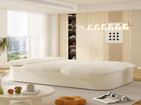78.7" Modern 2-in-1 Foldable Sofa with Functional Blanket and 2 Soft Pillows,Comfortable Plush W3219P317382