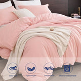 2PC Pure Color Bedding - Microfiber Hotel Series, with Zipper Closure Quilt Cover and Two 62588182