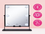 Bluetooth L.E.D. Lighted Vanity Mirror, Black 99765042