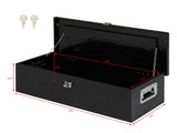 30 "Aluminum 5 Pattern Toolbox Single Lock Black 85821484