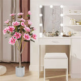 51" Artificial Magnolia Tree With 18 Magnolia Flowers 55616831