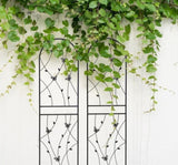 4 Pack Metal Garden Trellis 71" x 19.7" Rustproof Trellis for Climbing Plants Outdoor Flower Support W1586P268059