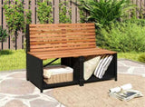2-in-1 picnic table and chair set with storage 42666717