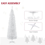 7 foot white Christmas tree with bracket 20008780