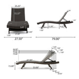 SALEM PE WICKER CHAISE LOUNGE 52005.00