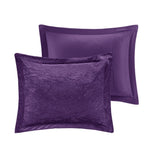 Twin/Twin XL Velvet Comforter Set with Throw Pillow B03595929
