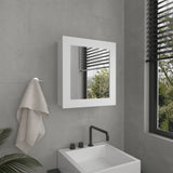 Luma Medicine Cabinet with Mirror Door 20.5" High Cabinet Organizer with Two interior Shelves for B200P235863