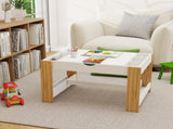 Kids 2 in 1 Play Table with 7 Storage Compartments,Compatible with LEGO Building Block,Modern W282P182331