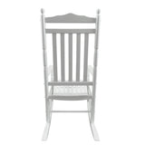 BALCONY PORCH ADULT ROCKING CHAIR - WHITE W2297P143351