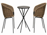 Outdoor Wicker Rattan Bucket Chair with Cushion - Set of 2 Weather-Resistant Patio Chair W3990P464935