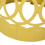 Outdoor Metal S/2 end table 73606.00YLW