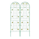 4 Pack Metal Garden Trellis 71" x 19.7" Rustproof Trellis for Climbing Plants Outdoor Flower Support W1586135449